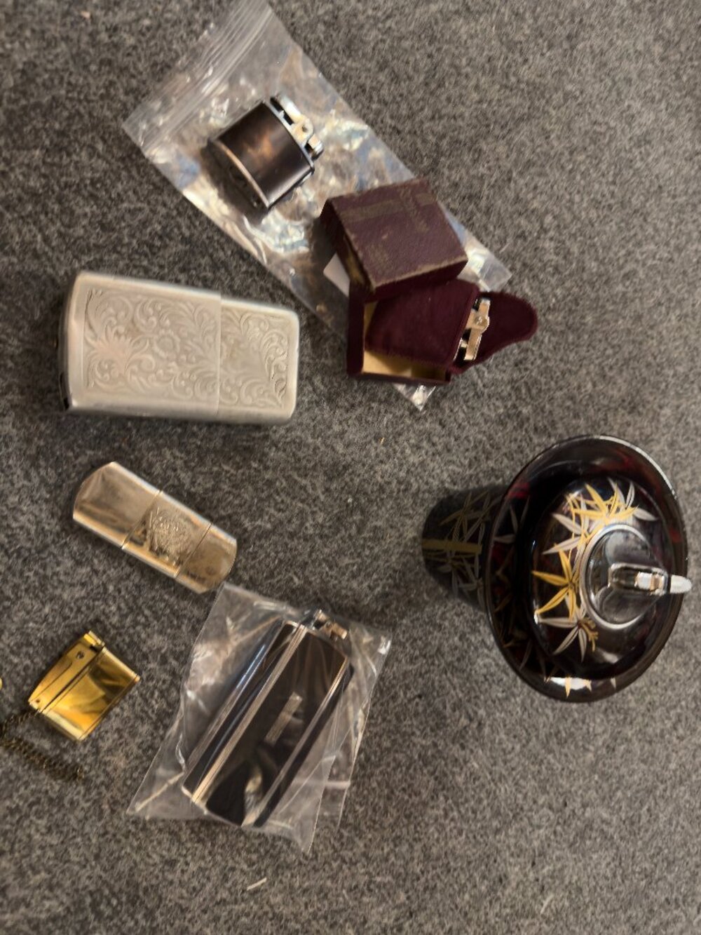 Lot 1-Vintage Smoking Japanese Lighter Ashtray Art Deco Ronson Lighters & More!